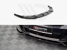 Load image into Gallery viewer, Maxton Design Gloss Black Front Splitter / Front Bumper Lip Spoiler for BMW 6 Series GT (G32) M Sport / M-Pack Facelift 2020-on