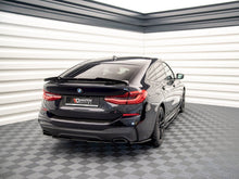 Load image into Gallery viewer, Maxton Design Gloss Black Rear Centre Splitter for BMW 6 Series GT G32 M Sport (M-Pack) 2017-on Diffuser-Style ABS