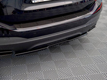 Load image into Gallery viewer, Maxton Design Gloss Black Rear Centre Splitter for BMW 6 Series GT G32 M Sport (M-Pack) 2017-on Diffuser-Style ABS