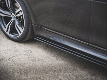 Load image into Gallery viewer, Maxton Design Gloss Black Side Skirt Extensions/Diffusers for BMW 7 Series G11 M Sport (M Pack) 2015-2018