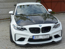 Load image into Gallery viewer, Maxton Design Gloss Black Front Splitter / Front Bumper Lip Spoiler for BMW M2 F87 Coupe (2016-on)