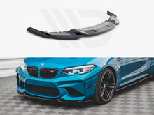 Load image into Gallery viewer, Maxton Design Gloss Black Front Splitter V.3 (V3) for BMW M2 F87 (2016-2020) Front Bumper Lip Spoiler