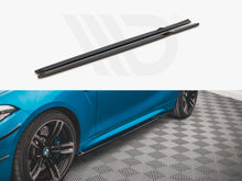 Load image into Gallery viewer, Maxton Design V2 Gloss Black ABS Side Skirt Diffusers/Extensions for BMW M2 F87 (2016-2020)
