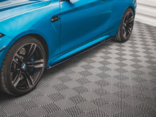Load image into Gallery viewer, Maxton Design V2 Gloss Black ABS Side Skirt Diffusers/Extensions for BMW M2 F87 (2016-2020)