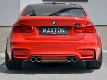 Load image into Gallery viewer, Maxton Design Rear Side Splitters V.1 Gloss Black for BMW M3 F80 Saloon 2014–2018 (Rear Spats Pair + Fitting Kit)