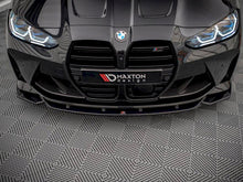 Load image into Gallery viewer, BMW M4 G82 / M3 G80 Front Splitter V.2 (2021+) - Maxton Design Gloss Black Front Lip Spoiler