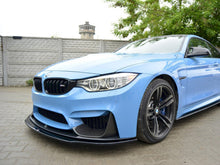 Load image into Gallery viewer, Maxton Design Gloss Black Front Splitter Lip Spoiler for BMW M4 F82 M Performance (2014-2020)