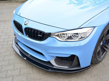 Load image into Gallery viewer, Maxton Design Gloss Black Front Splitter Lip Spoiler for BMW M4 F82 M Performance (2014-2020)