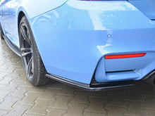 Load image into Gallery viewer, Maxton Design Rear Side Splitters (Rear Spats/Bumper Extensions) - Gloss Black ABS for BMW M4 F82 Coupe 2014-2020 | Pair, Direct Fit