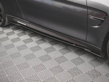 Load image into Gallery viewer, BMW M4 F82 Coupe Side Skirt Extensions/Diffusers Gloss Black 2014-2020 | Maxton Design ABS Splitters Kit