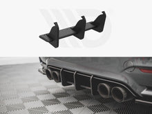 Load image into Gallery viewer, Maxton Design Street Pro Rear Diffuser – Matte Black 10mm ABS for BMW M4 F82 Coupe (2014–2020)