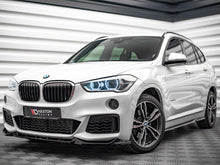 Load image into Gallery viewer, Maxton Design Gloss Black Front Splitter V.2 – BMW X1 F48 M Sport/M-Pack 2015-2019 Front Lip Bumper Spoiler