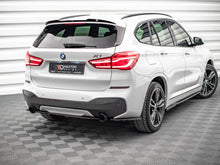 Load image into Gallery viewer, Maxton Design Gloss Black Central Rear Splitter BMW X1 M-Pack F48 (2015-2019)