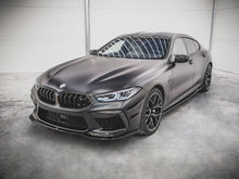 Load image into Gallery viewer, Maxton Design V2 Gloss Black Front Splitter & Front Bumper Lip Spoiler for BMW M8 Gran Coupe (F93) 2019-On