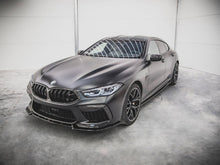 Load image into Gallery viewer, Maxton Design V3 Gloss Black Front Splitter / Front Bumper Lip Spoiler for BMW M8 Gran Coupe F93 (2019-on)
