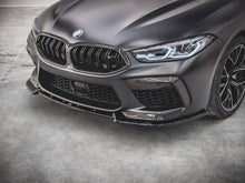 Load image into Gallery viewer, Maxton Design V3 Gloss Black Front Splitter / Front Bumper Lip Spoiler for BMW M8 Gran Coupe F93 (2019-on)