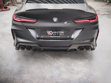 Load image into Gallery viewer, Maxton Design Central Rear Splitter Diffuser Lip Gloss Black for BMW M8 Gran Coupe F93 (2019-On)