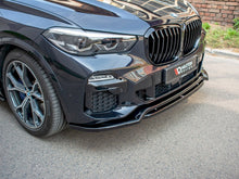 Load image into Gallery viewer, Maxton Design Gloss Black Front Splitter for BMW X5 G05 M Sport 2018-On | Front Bumper Lip Spoiler ABS | OEM+ Styling