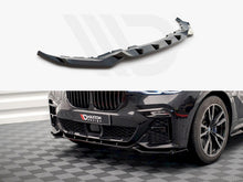 Load image into Gallery viewer, Maxton Design V3 Gloss Black Front Splitter / Front Lip Spoiler for BMW X7 G07 (2018-on) ABS