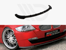 Load image into Gallery viewer, Maxton Design Gloss Black Front Splitter / Front Lip Spoiler for BMW Z4 E85/E86 Facelift (LCI) Roadster & Coupe 2006–2008