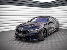 Load image into Gallery viewer, Maxton Design V3 Gloss Black Front Splitter / Bumper Lip Spoiler for BMW 8 Series G15 Coupe (2018+) & G16 Gran Coupe (2019+) M Sport (M-Pack)