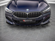 Load image into Gallery viewer, Maxton Design V3 Gloss Black Front Splitter / Bumper Lip Spoiler for BMW 8 Series G15 Coupe (2018+) & G16 Gran Coupe (2019+) M Sport (M-Pack)