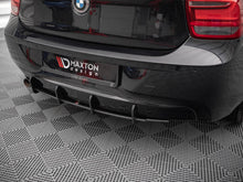 Load image into Gallery viewer, Maxton Design Street Pro Rear Diffuser for BMW 1 Series F20 (2011-2015) - Black | 10mm ABS | Matte Black or Red Core Option | Performance Rear Valance