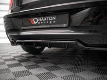 Load image into Gallery viewer, Maxton Design Gloss Black Rear Diffuser-Style Central Splitter with Vertical Bars for BMW 1 Series F20 2011-2015
