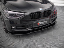Load image into Gallery viewer, Maxton Design Gloss Black Front Splitter V.1 BMW 1 F20 (2011-2015)