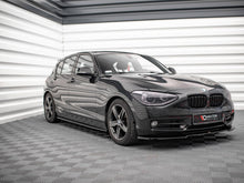 Load image into Gallery viewer, Maxton Design Gloss Black Side Skirts Diffusers/Splitters for BMW 1 Series F20 (2011-2015) ABS Pair with Mounting Kit