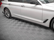 Load image into Gallery viewer, Maxton Design Gloss Black Side Skirt Diffusers (Pair) for BMW 5 Series G30 2017-2020 | ABS Side Splitter Extensions | Mounting Kit Included