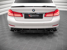 Load image into Gallery viewer, Maxton Design Street Pro Rear Diffuser for BMW 5 Series G30 (2017–2020) – Black ABS Rear Splitter/Valance