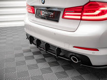 Load image into Gallery viewer, Maxton Design Street Pro Rear Diffuser for BMW 5 Series G30 (2017–2020) – Black ABS Rear Splitter/Valance
