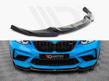 Load image into Gallery viewer, BMW M2 Competition F87 (2018–2020) Front Splitter – Maxton Design V.1 Gloss Black ABS Front Lip Spoiler with Fitting Kit