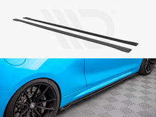 Load image into Gallery viewer, Maxton Design Street Pro Side Skirt Diffusers/Extensions for BMW M2 F87 (2016-2020) - 10mm ABS, Matte Black or Matte Black/Red Core