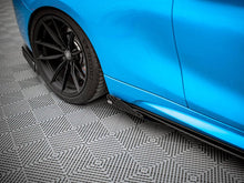 Load image into Gallery viewer, Maxton Design Street Pro Side Skirt Diffusers/Extensions with Gloss Flaps - Black - BMW M2 F87 (2016-2020)