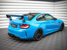 Load image into Gallery viewer, Maxton Design Street Pro Rear Side Splitters - Black Base + Gloss Flaps - BMW M2 F87 2016-2020 (Rear Spats/Corner Splitters)