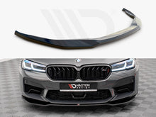 Load image into Gallery viewer, Maxton Design Gloss Black Front Splitter V.2 for BMW M5 F90 LCI Facelift (2020+) – Front Lip / Bumper Lip Spoiler ABS