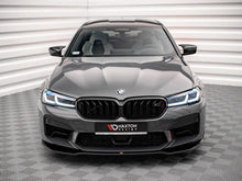 Load image into Gallery viewer, Maxton Design Gloss Black Front Splitter V.2 for BMW M5 F90 LCI Facelift (2020+) – Front Lip / Bumper Lip Spoiler ABS