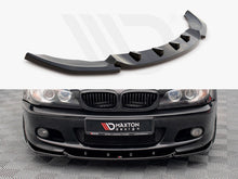 Load image into Gallery viewer, Maxton Design Gloss Black Front Splitter V.2 for BMW 3 Series E46 Coupe M-Pack/M Sport 1999-2005 - Front Bumper Lip Spoiler ABS