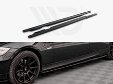 Load image into Gallery viewer, Maxton Design Gloss Black Side Skirts Diffusers BMW 3 E90 (2004-2008)