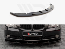 Load image into Gallery viewer, Maxton Design Gloss Black Front Splitter V.2 BMW 3 E90 (2004-2008)