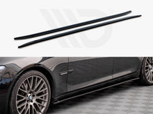 Load image into Gallery viewer, Maxton Design Gloss Black Side Skirt Extensions Diffusers for BMW 7 Series F01 M Sport M-Pack 2008-2013