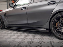 Load image into Gallery viewer, Maxton Design V2 Gloss Black Side Skirts Diffusers for BMW M3 G80 (2021+) Side Splitter Extensions