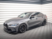Load image into Gallery viewer, Maxton Design V2 Gloss Black Side Skirts Diffusers for BMW M3 G80 (2021+) Side Splitter Extensions