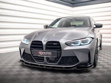 Load image into Gallery viewer, BMW M4 G82 / M3 G80 Front Splitter V.2 (2021+) - Maxton Design Gloss Black Front Lip Spoiler