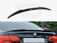 Load image into Gallery viewer, Maxton Design Gloss Black Rear Boot/Trunk Lip Spoiler Cap for BMW 3 Series E92 Coupe M Sport (2006-2013) - ABS, OEM Fit, 3M Tape