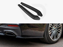 Load image into Gallery viewer, Maxton Design Gloss Black Rear Side Splitters for BMW 5 Series G30/G31 M Sport 2017-2020, Saloon & Touring - Rear Spats/Corner Splitters/Bumper Extensions (Pair)