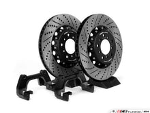 Load image into Gallery viewer, ECS Tuning Front CSL Big Brake Kit 345x28mm for BMW E36 M3 & Z3 M - E46 M3 CSL 2-Piece 345mm Drilled/Slotted Rotors with Caliper Relocation Brackets