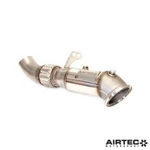 Load image into Gallery viewer, AIRTEC Motorsport High-Flow B58 De-Cat Downpipe (Decat) for BMW M140i M240i 340i 440i 540i 640i 740i X3 M40i X4 M40i - Cast Elbow, Stainless Steel, Direct Fit to OEM & Aftermarket